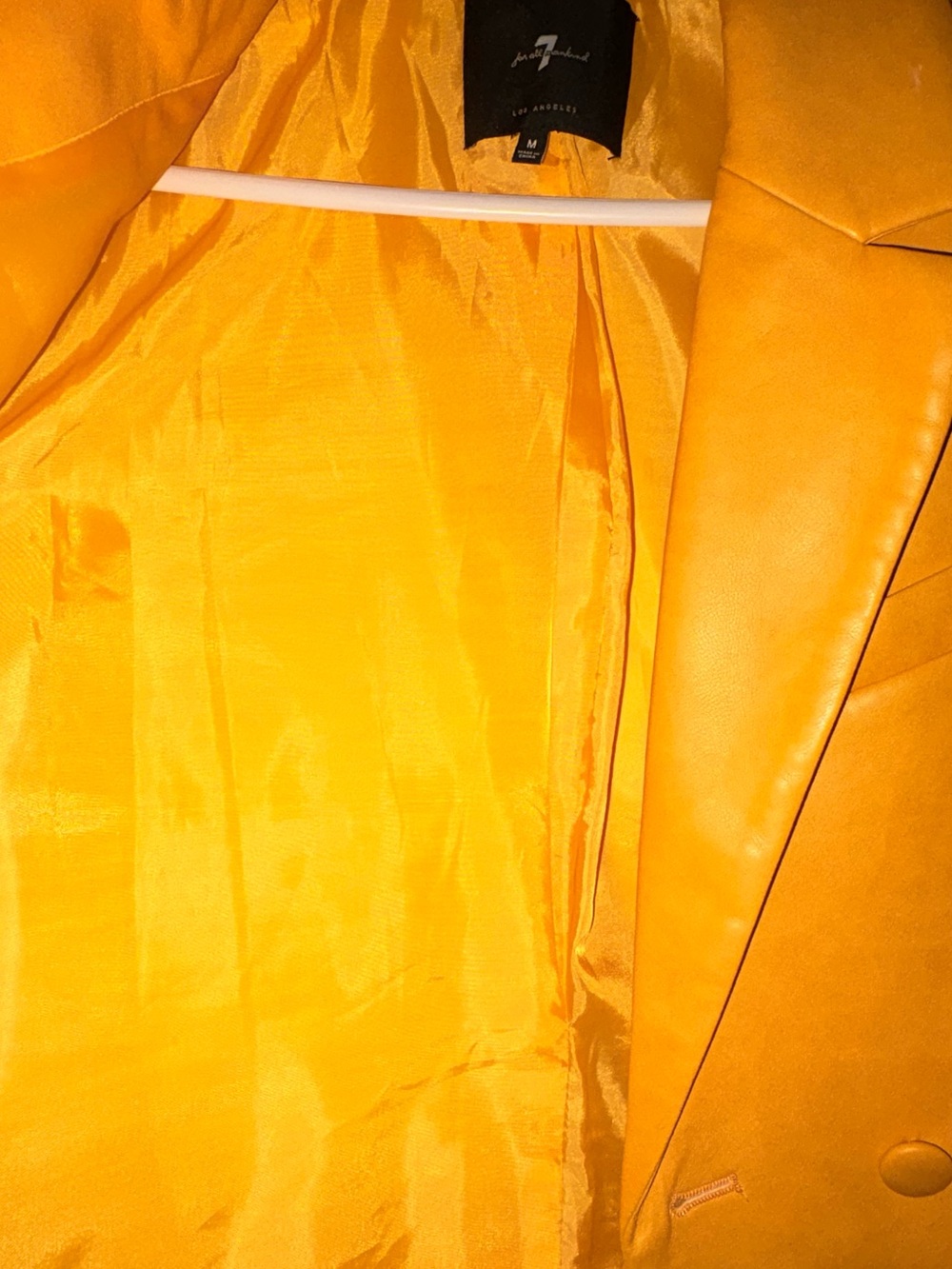 Cropped Yellow Blazer Jacket - Women - Picture 3 of 8